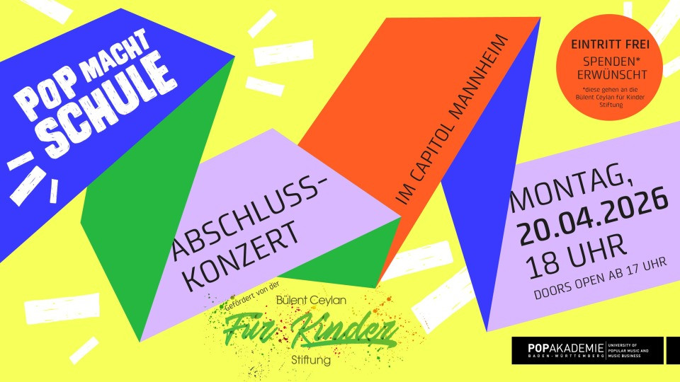 Pop macht Schule Abschlusskonzert