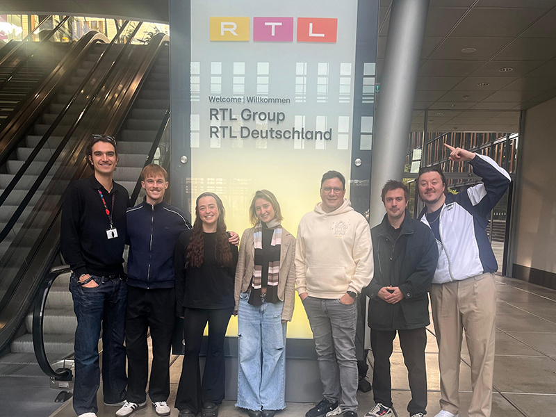 Die Projekgruppe mit Marvin Bünning, Florian Federiconi und David Stammer